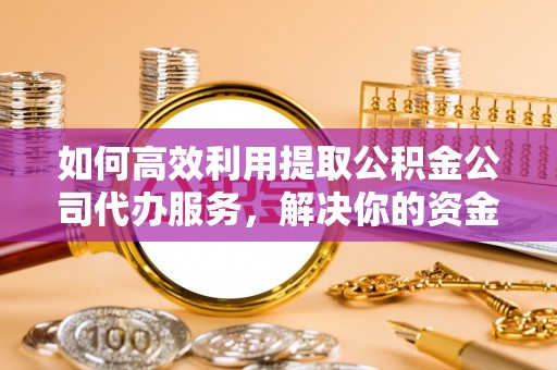 苍溪如何高效利用提取公积金公司代办服务，解决你的资金难题