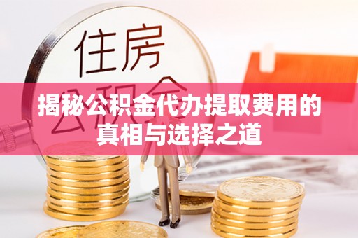 苍溪揭秘公积金代办提取费用的真相与选择之道