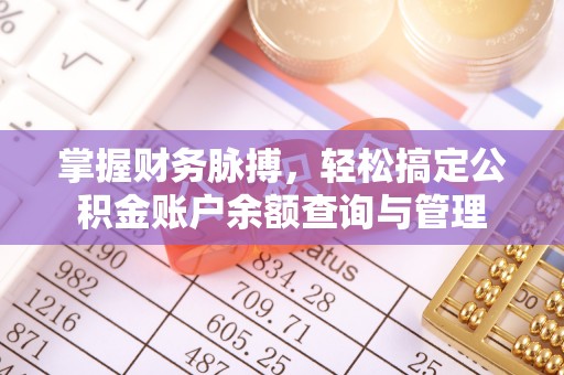 苍溪掌握财务脉搏，轻松搞定公积金账户余额查询与管理